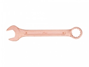 Ключ гаечный с открытым и кольцевым зевом прямой комбинированный КГК 12х12 из сплава АНК — БТС-Инструмент