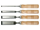 Набор стамесок 6-12-18-24 с деревянной ручкой  (243965) — БТС-Инструмент