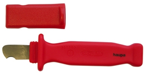 HAUPA Нож для резки кабеля 1000V VDE лезвие в форме крюка 35мм 200002